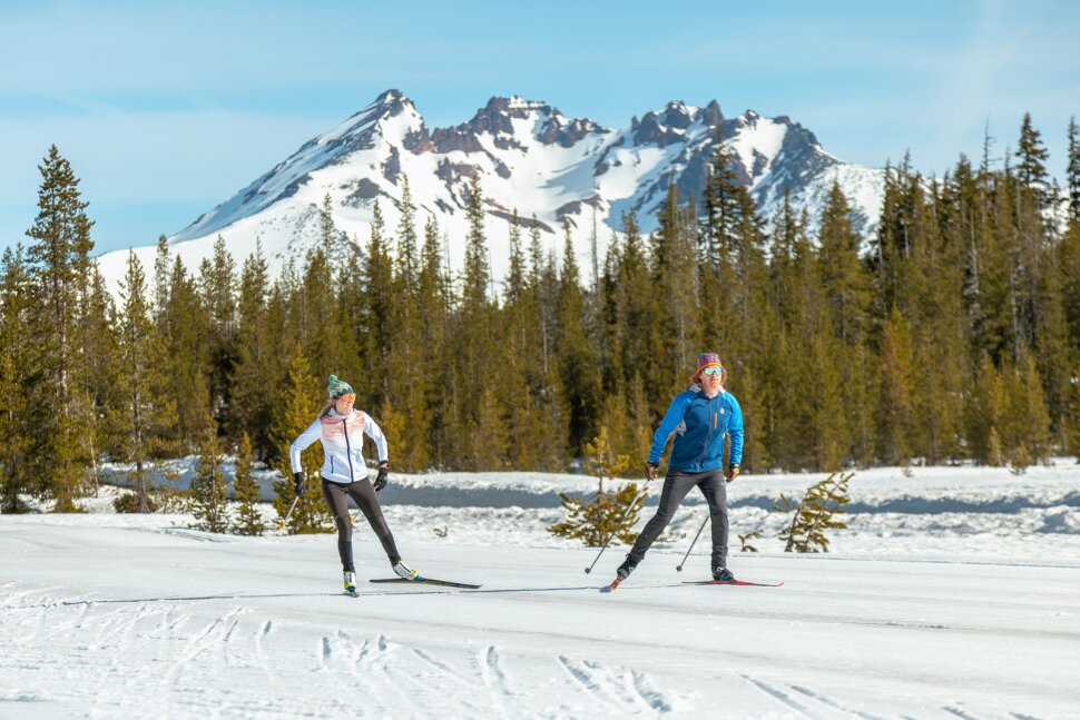 skiing