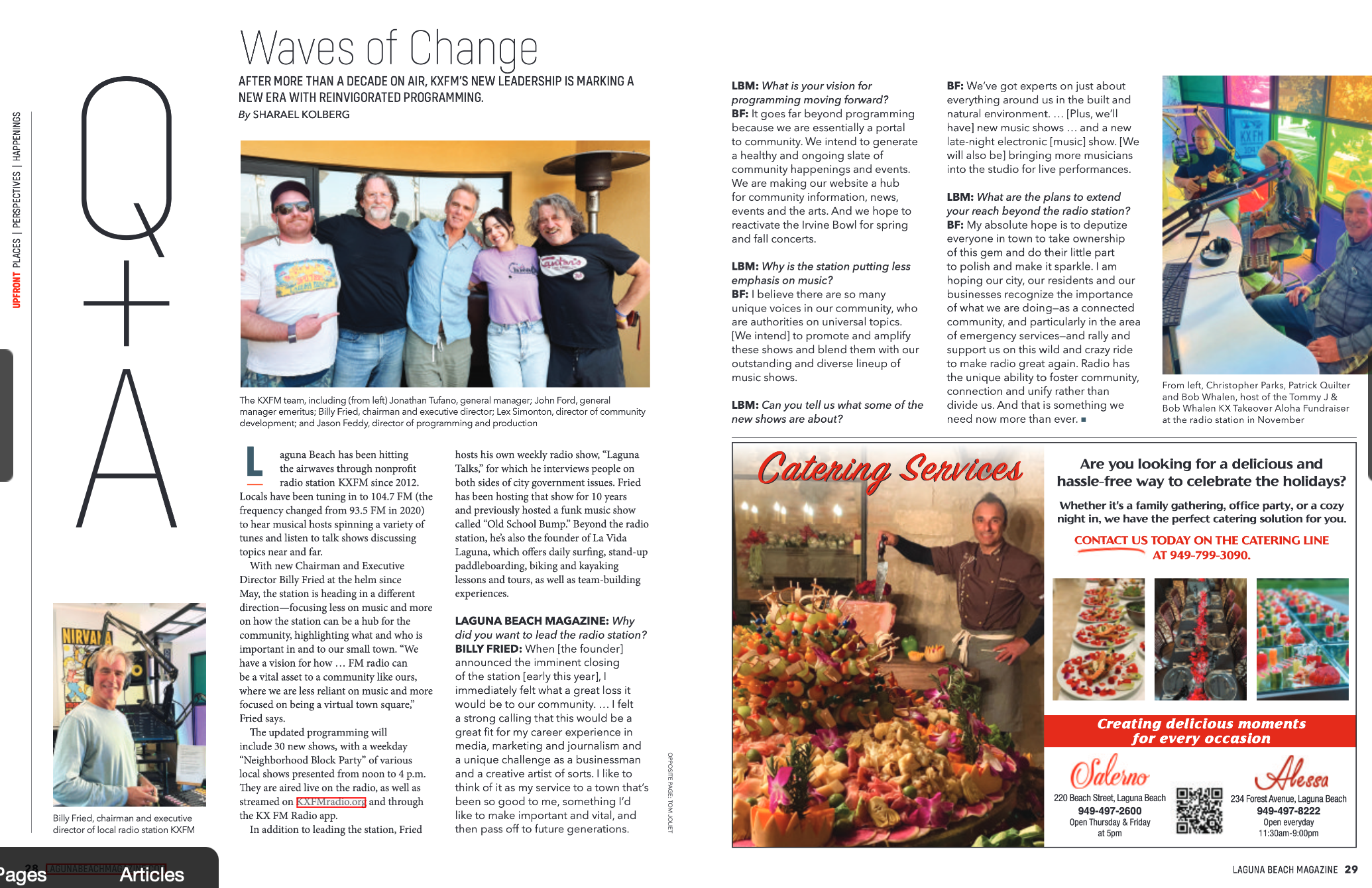 Making Waves at KXFM Laguna Beach