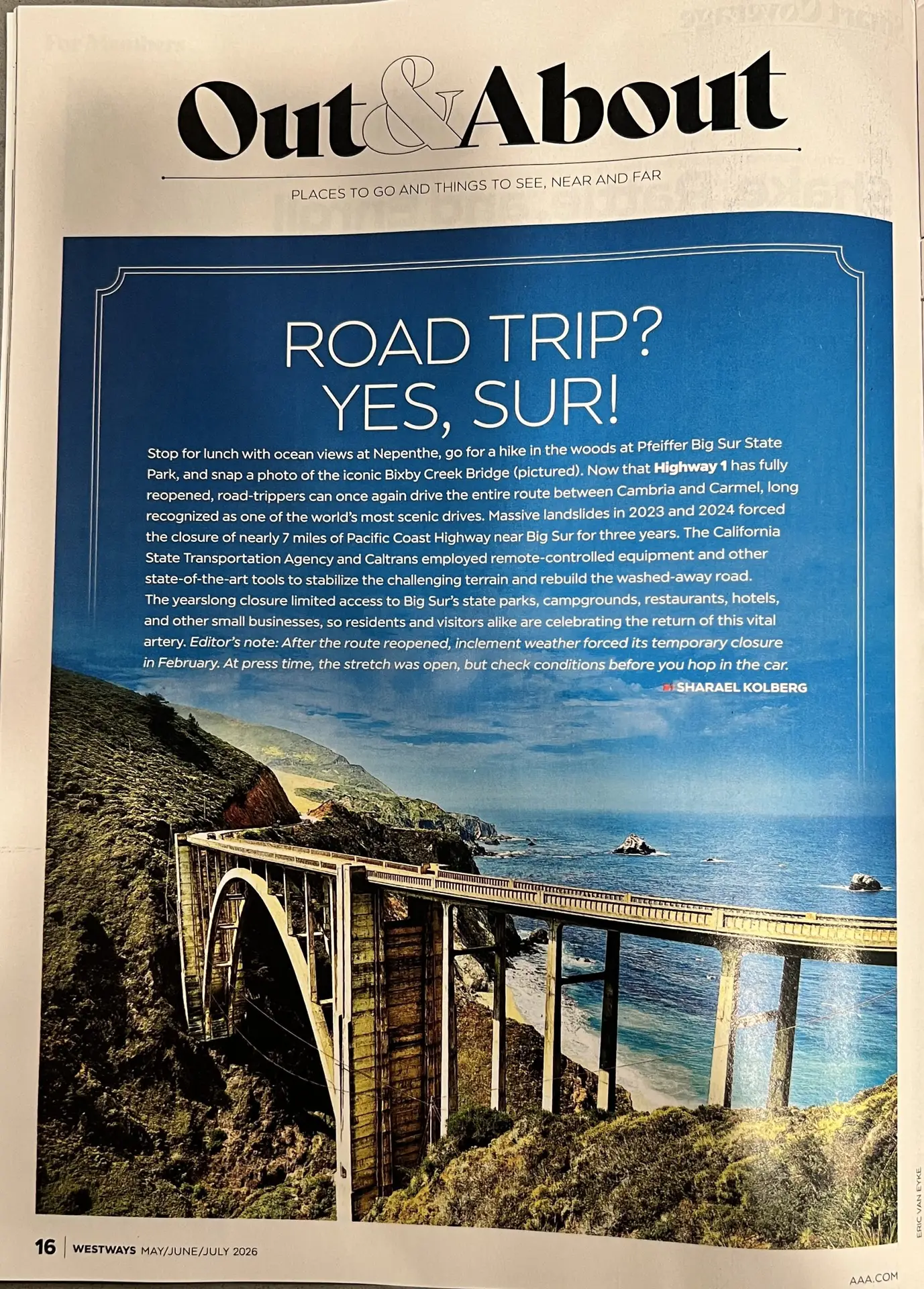 Road Trip? Yes, Sur!